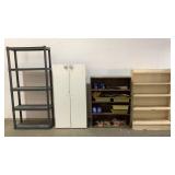 Cabinet Bookshelves And Contents