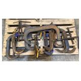 (11) Assorted C-Clamps