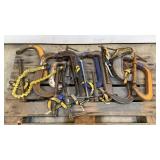 (10) Assorted C-Clamps