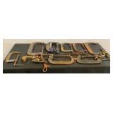 (9) Assorted C-Clamps