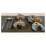 (4) Pipe Clamps