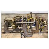 (7) Assorted C-Clamps