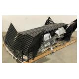 (24) 70-1/2" Metal Wall Mounted Shelves