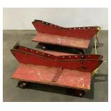 (2) Pipe Roller Dollies