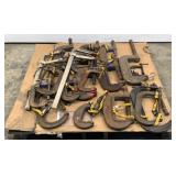 (20) Assorted C-Clamps