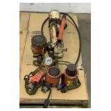 Hydraulic Hand Pump And Rams