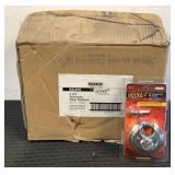 (24) Packrite 2-3/4" Stainless Steel Disc Padlocks