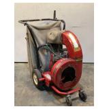 White Walk Behind Debris Vacuum/Blower