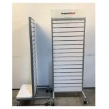 (2) Rolling Display Racks