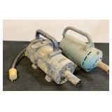 (2) Denver Vibrator Concrete Vibrator Motors EM 1.