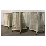 (6) Rolling Retail Racks
