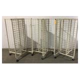 (3) Rolling Retail Racks