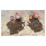 (2) Harrington 2 Ton Chain Hoists