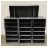 (4) Metal Organizing Cabinets