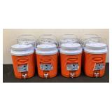 (8) Rubbermaid 2 Gallon Water Jugs