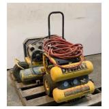 (2) DeWalt Electric Portable Air Compressors