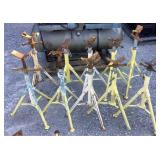(10) Assorted Pipe Stands