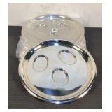(10) Oneida 14" Stainless Steel Horderves Trays