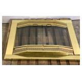 Fireplace Cover With Glass Doors