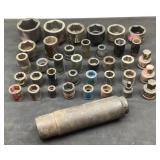 (38) Assorted Impact Sockets