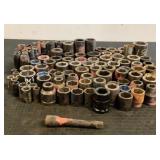 (102) Assorted Impact Sockets