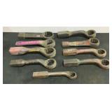 (9) Assorted Box End Wrenches