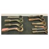 (10) Assorted Box End Wrenches