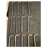 (13) 9/16" Hex Key Wrenches