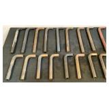 (17) 1" Hex Key Wrenches