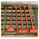 (6) 11-1/2 Lb. Sledge Hammers