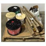 Assorted Electrical Wire And Bolts