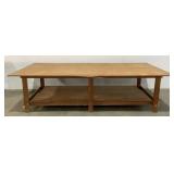 Large Wooden Work Table