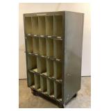 Rolling Metal Double Sided Parts Cart