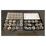 (2) Burndy Sets of Crimping Dies Y35