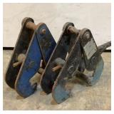(2) 3 Ton Beam Clamps
