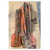 (Approx 15) Assorted Chipping Hammer Bits