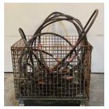 Basket of Assorted Steel Rigging Slings