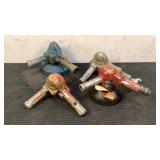 (4) Pneumatic Angle Grinders