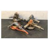(4) Pneumatic Angle Grinders