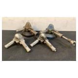 (4) Pneumatic Angle Grinders