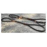 (3) Braided Steel Rigging Slings