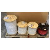 (4) Spools Of Cable