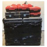 (37) Assorted Empty Tool Boxes