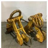 (2) 10 Ton Beam Clamps