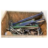 Crate of Assorted Large Casters/Handles