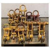 (10) Assorted Beam Clamps