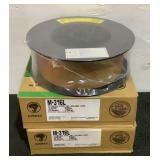 (3) 33 Lb. Spools Of Kiswel 0.035" Stainless Steel