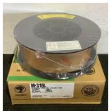 (2) 33 Lb. Spools Of Kiswel 0.035" Stainless Steel