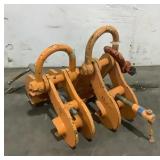 (2) 5 Ton Beam Clamps