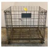 Metal Wire Warehouse Basket